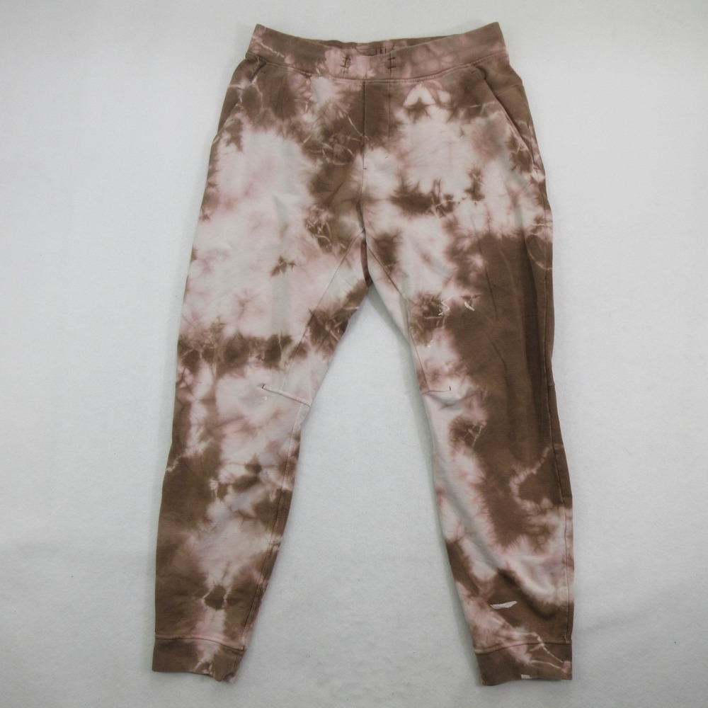 Lululemon Women's Pants Size L Joggers Tie Dye Brown Pink Activewear